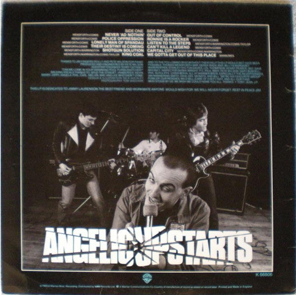 Angelic Upstarts - We Gotta Get Out Of This Place.

