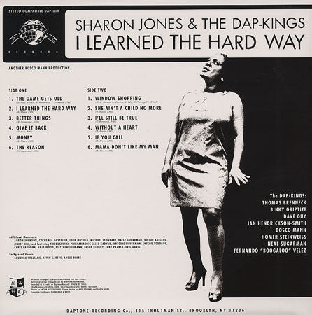 Jones, Sharon and The Dap-kings - I Learned The Hard Way