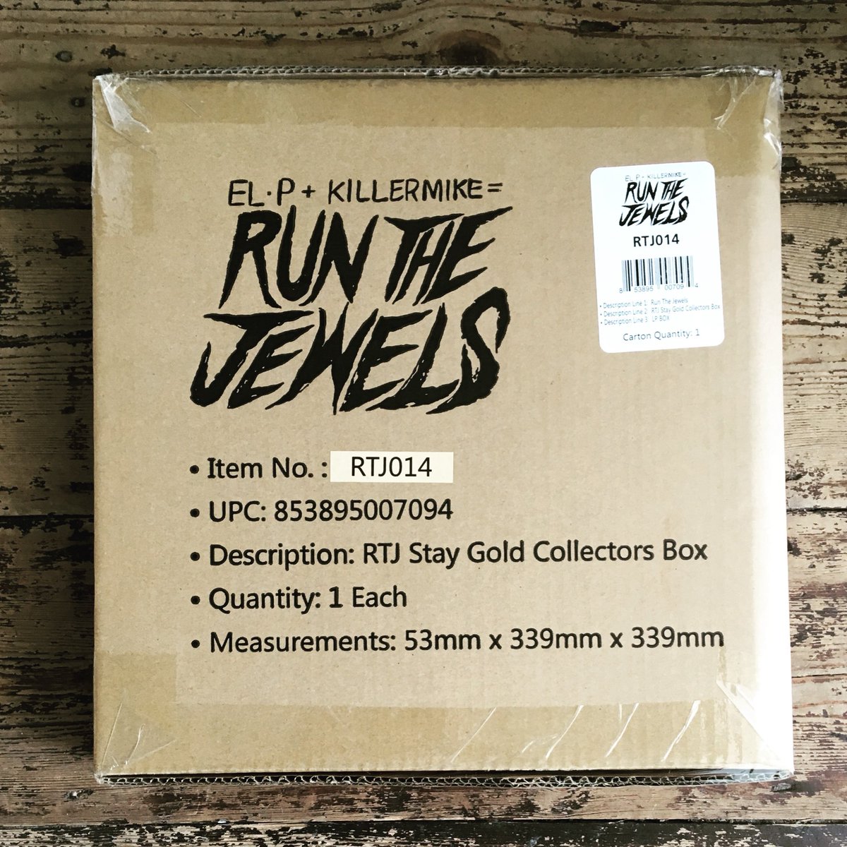 Run The Jewels - Stay Gold Collectors Jewel Box