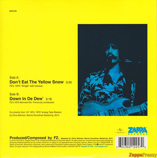 Zappa, Frank - Don't Eat The Yellow Snow