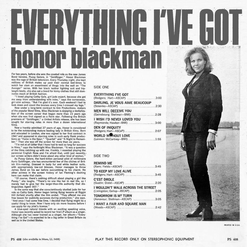 Blackman, Honor - Everything I've Got