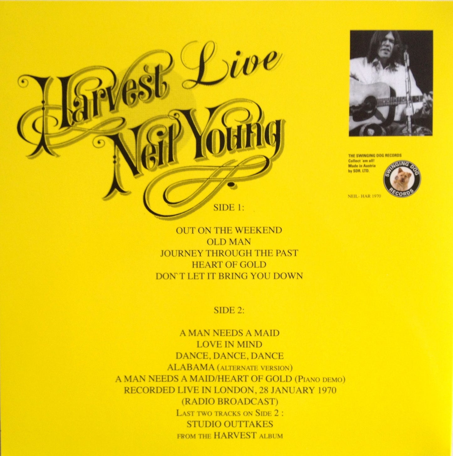 Young, Neil - Harvest Live.