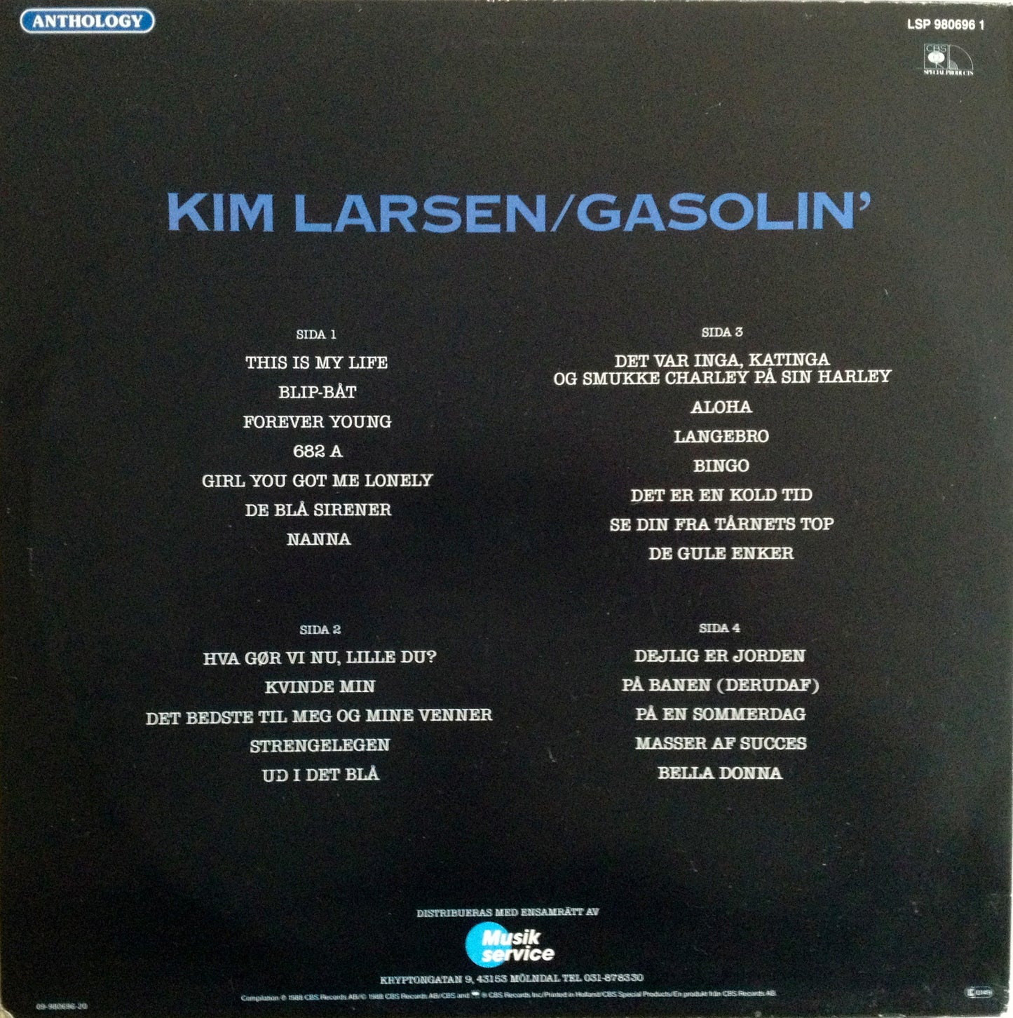 Larsen, Kim/Gasolin' - Anthology.
