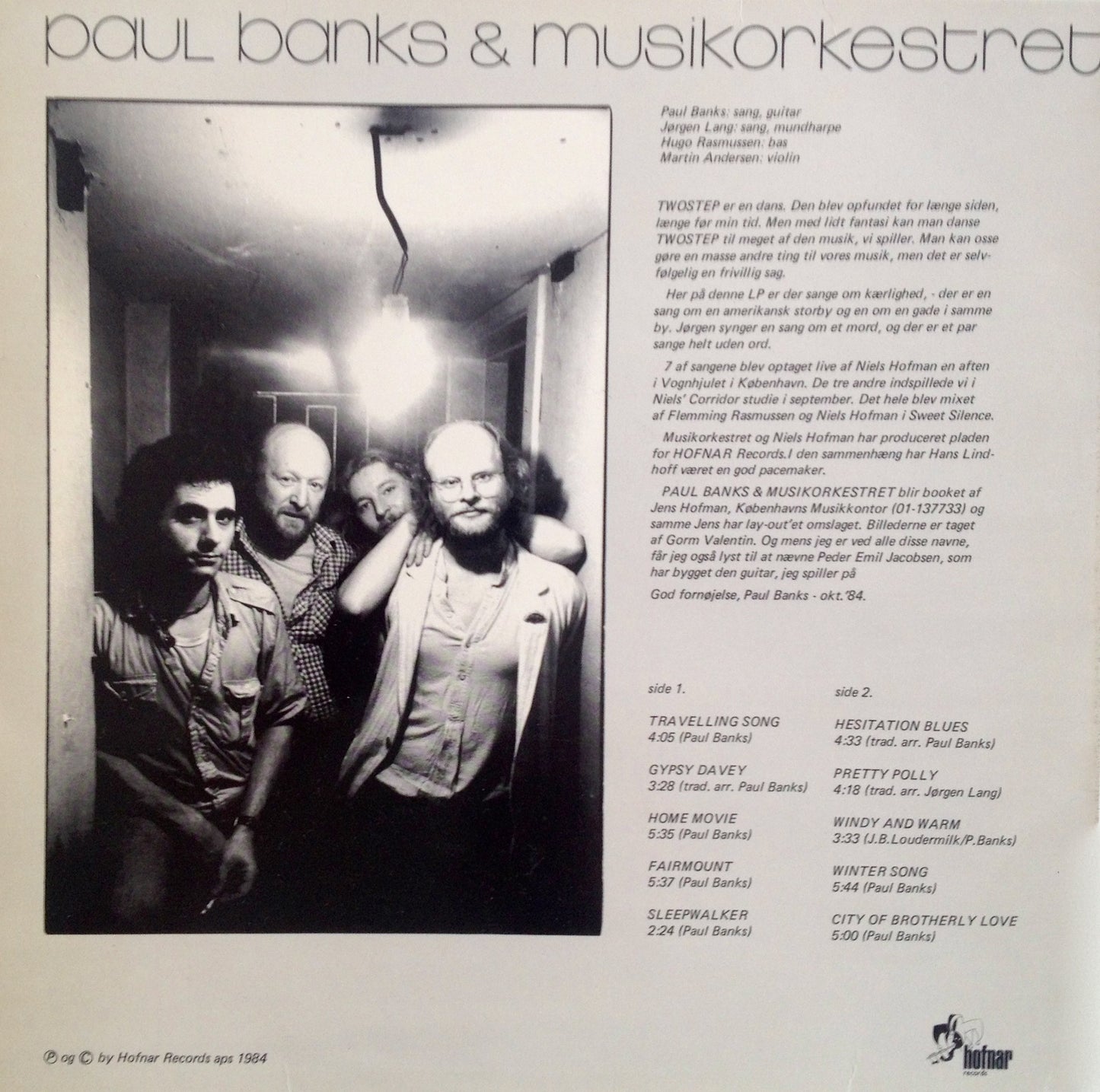 Banks, Paul & Musikorkestret - Twostep