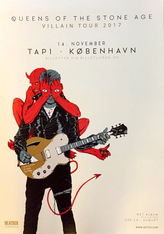 Queens Of The Stone Age - Villains Tour Poster