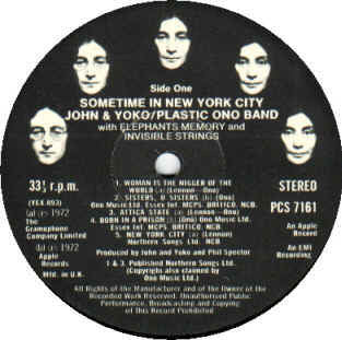 Lennon, John Plastic Ono Band - Some Time In New York City