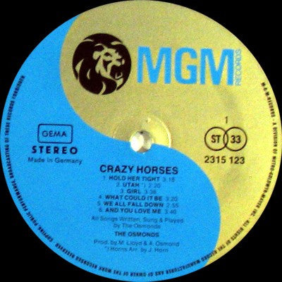 Osmonds - Crazy Horses