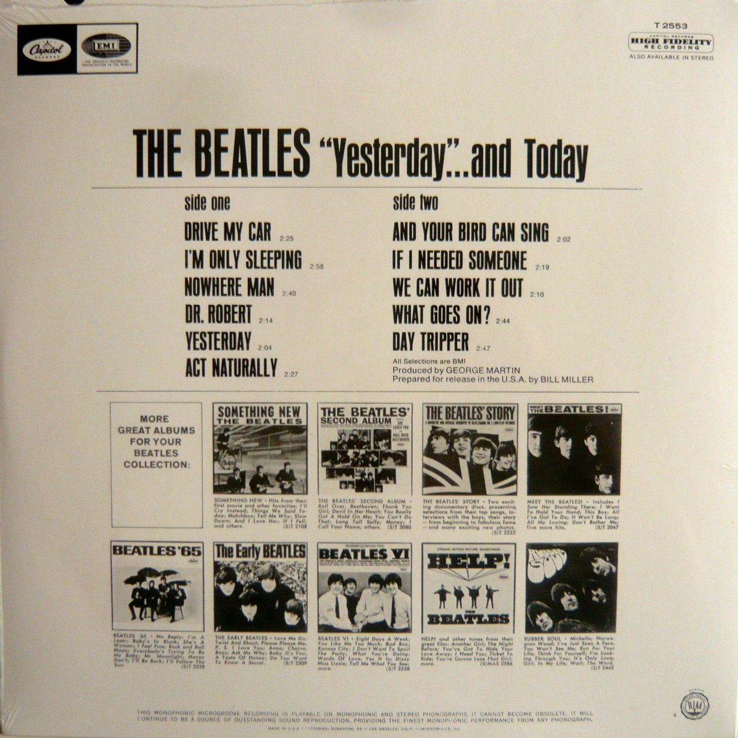 Beatles - Yesterday And Today.