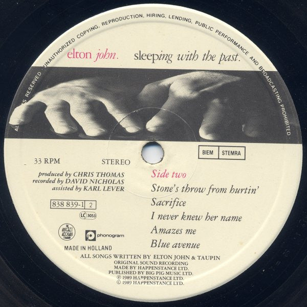 John, Elton - Sleeping With The Past