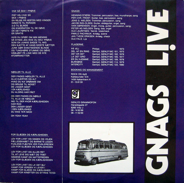 Gnags - Live Vol. 1