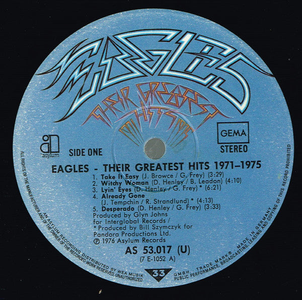 Eagles - Their Greatest Hits