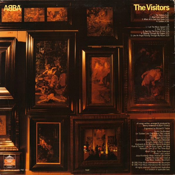 ABBA - The Visitors – RecordPusher - International Vinyl Record Store