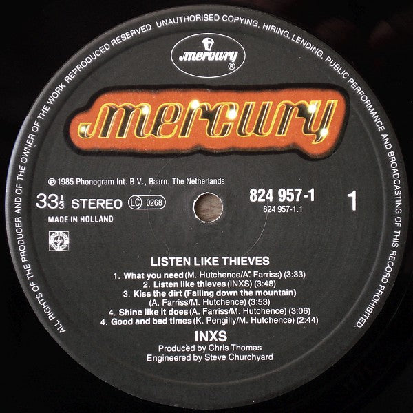 INXS - Listen Like Thieves