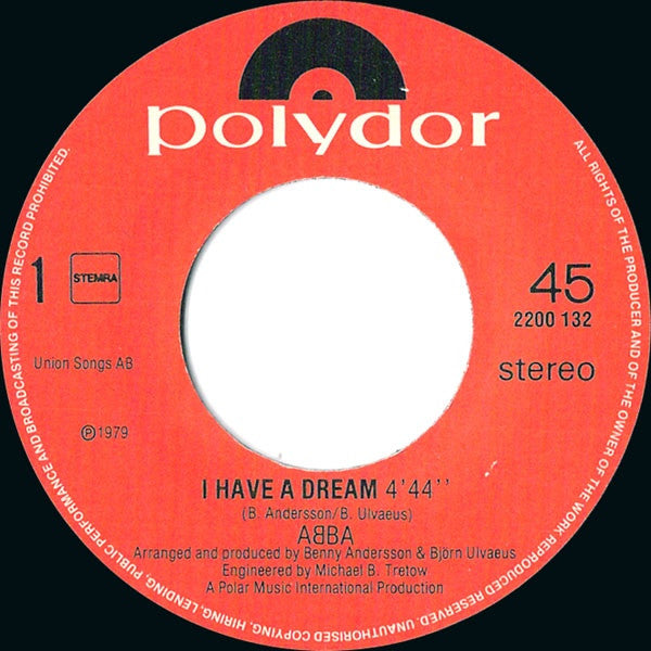 ABBA - I Have A Dream - RecordPusher  