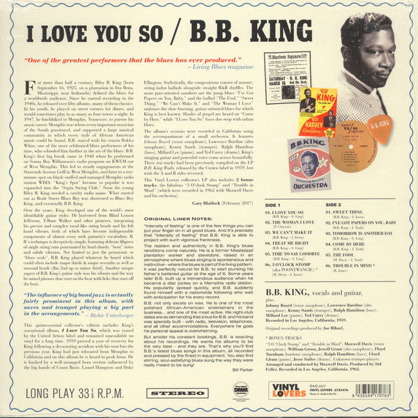 King, B.B. - I Love You So