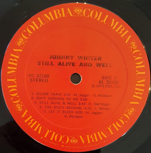 Winter, Johnny - Still Alive And Well