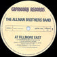 Allman Brothers Band - At Fillmore East