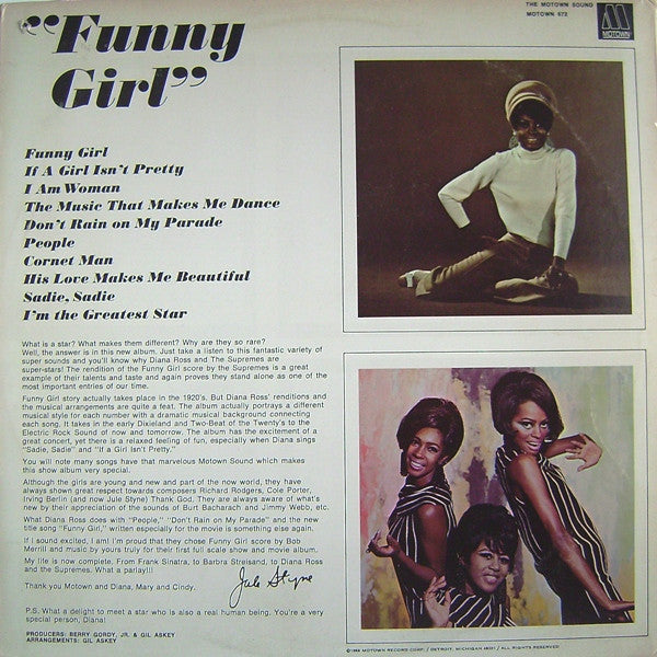 Ross, Diana & The Supremes - Funny Girl