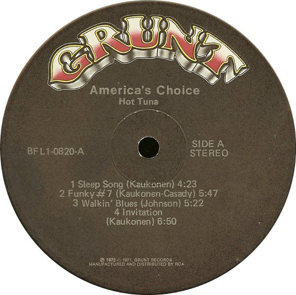 Hot Tuna - America's Choice