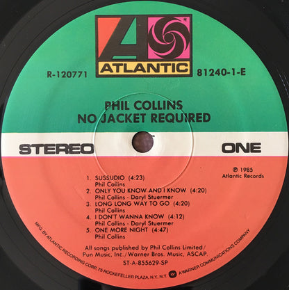 Collins, Phil - No Jacket Required