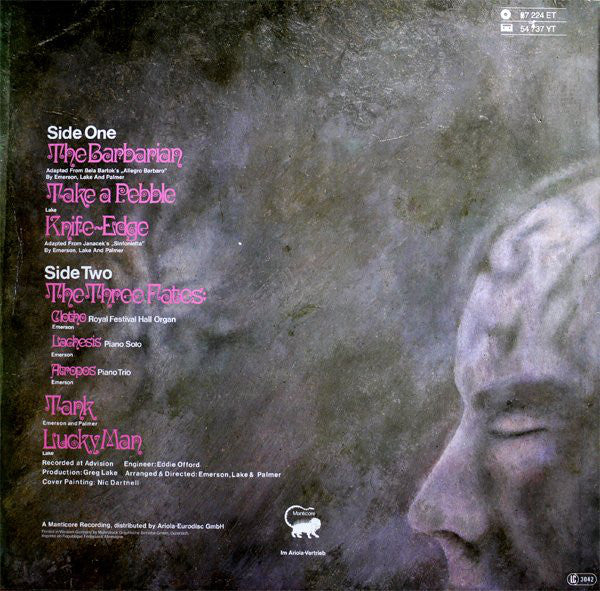 Emerson Lake & Palmer - Emerson Lake & Palmer
