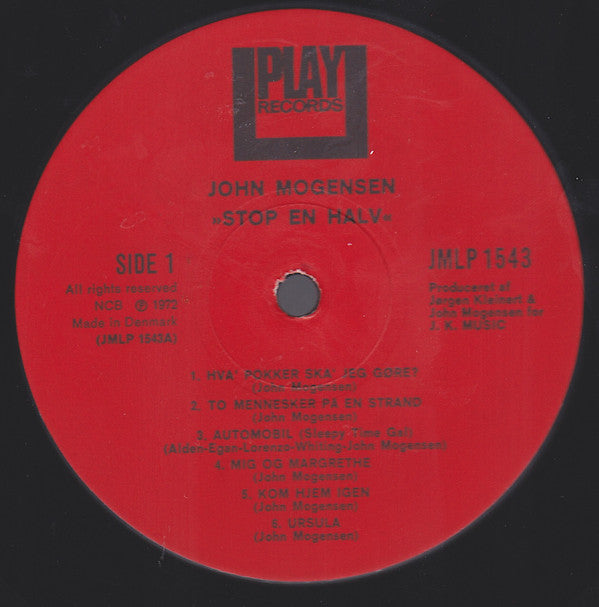 Mogensen, John ‎– Stop En Halv