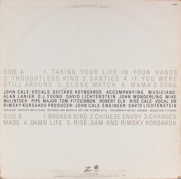 John Cale ‎– Music For A New Society