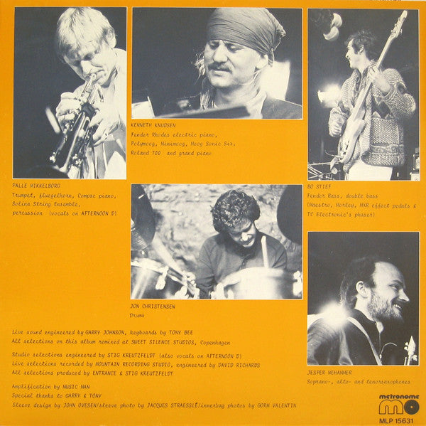 Entrance ‎– Live As Well