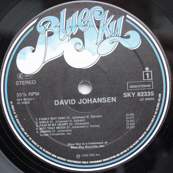 Johansen, David - David Johansen