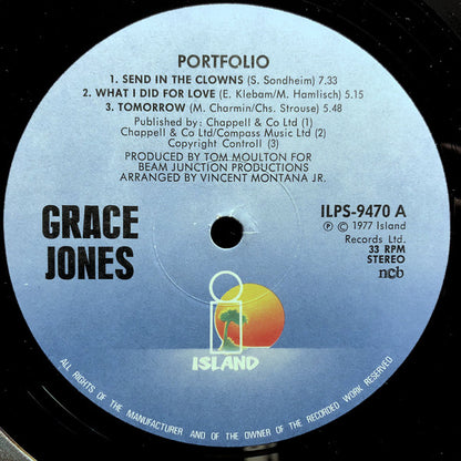Jones, Grace - Portfolio