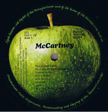 Mccartney, Paul - Mccartney