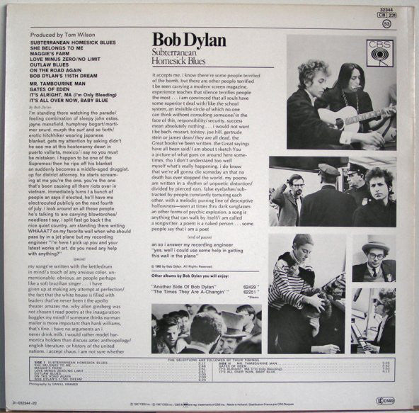 Dylan, Bob - Subterranean Homesick Blues