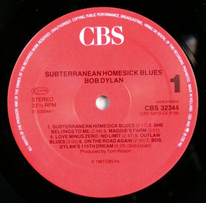 Dylan, Bob - Subterranean Homesick Blues