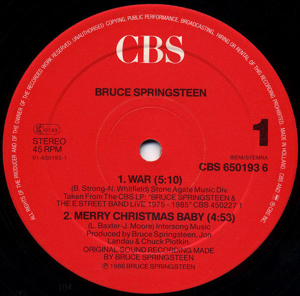 Springsteen, Bruce - War
