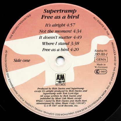 Supertramp - Free As A Bird