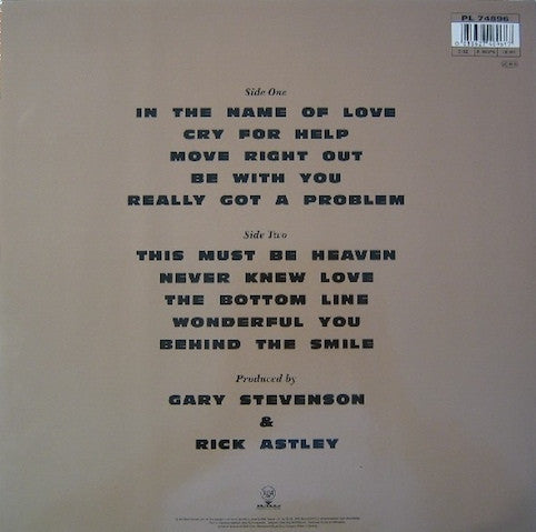 Astley, Rick ‎– Free