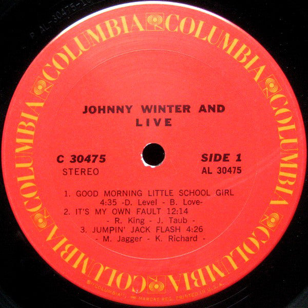Winter, Johnny - Live