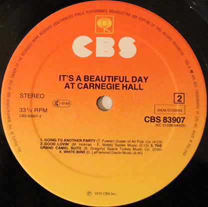 It's A Beautiful Day - At Carnegie Hall