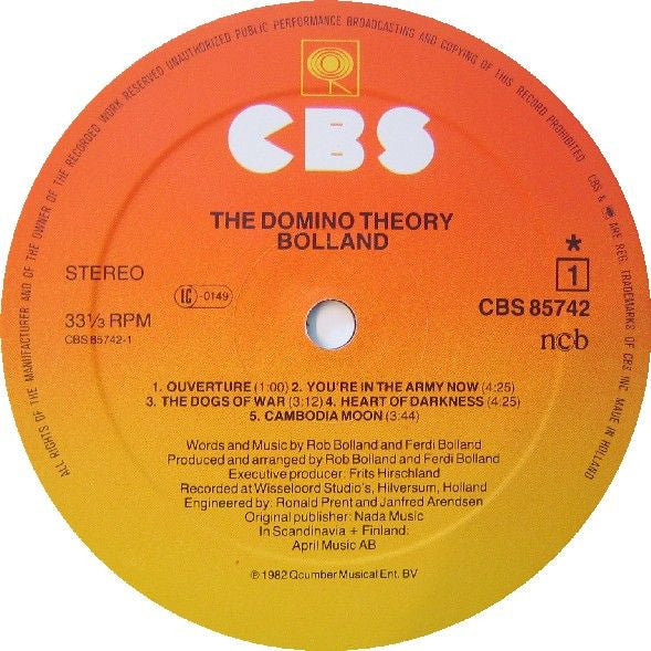 Bolland ‎– The Domino Theory
