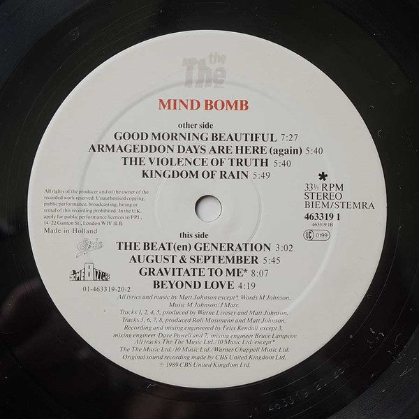 The The ‎– Mind Bomb