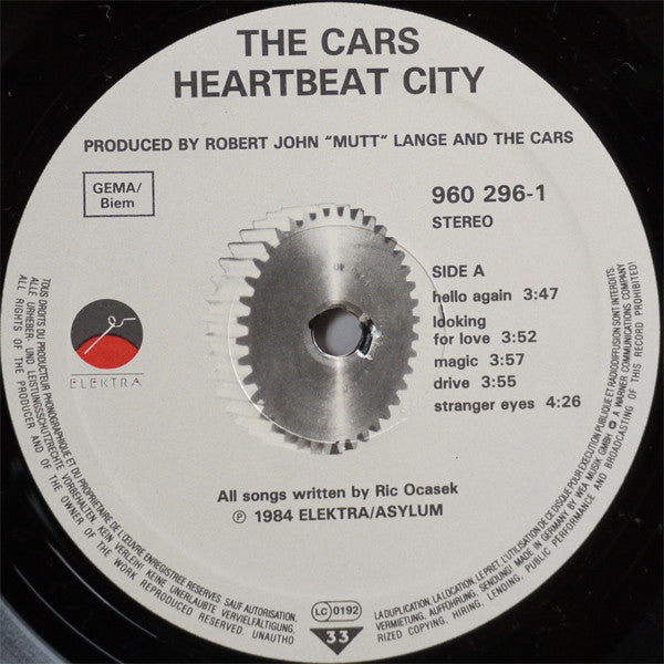 Cars - Heartbeat City - RecordPusher  