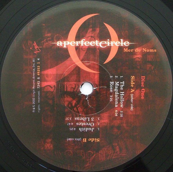 A Perfect Circle - Mer De Noms - RecordPusher  