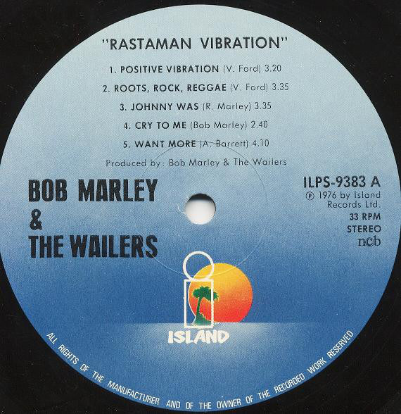 Marley, Bob & The Wailers - Rastaman Vibration