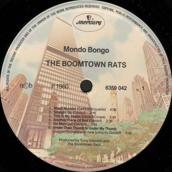 Boomtown Rats - Mondo Bongo