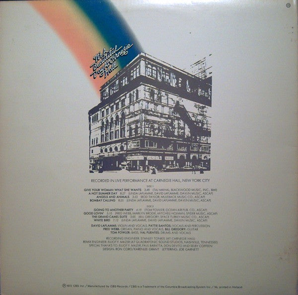 It's A Beautiful Day - At Carnegie Hall