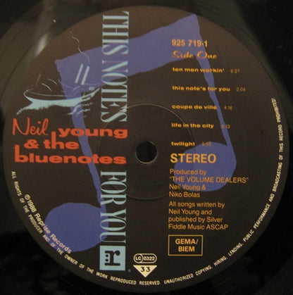 Young, Neil & The Bluetones - This Note's For You