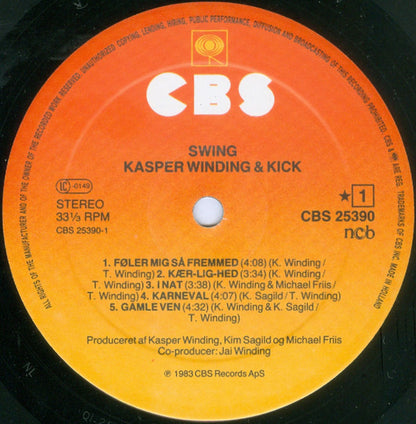 Winding, Kasper  & Kick ‎– Swing