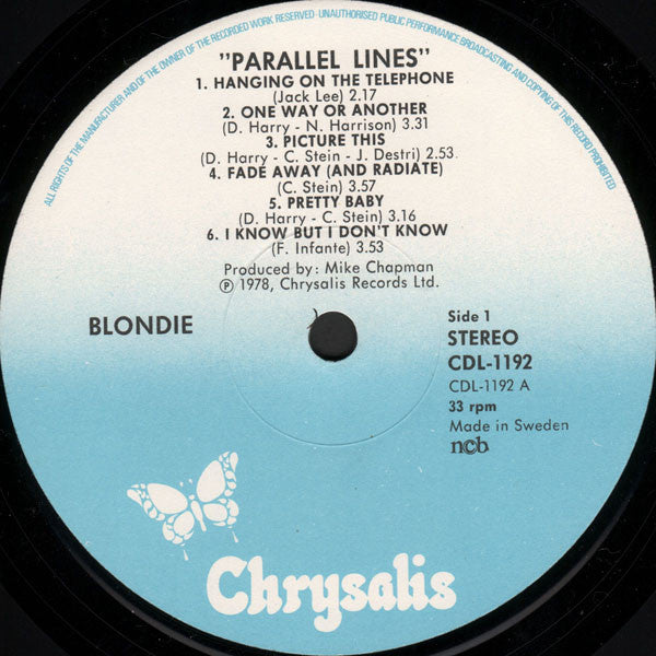 Blondie - Parallel Lines - RecordPusher  