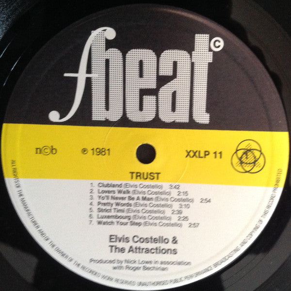 Costello, Elvis & The Attractions - Trust - RecordPusher  