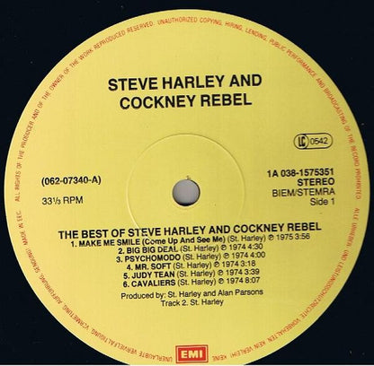Steve Harley & Cockney Rebel ‎– The Best Of Steve Harley & Cockney Rebel